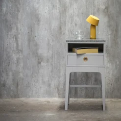 Mavis Bedside Tables*Höllviken high leg bedside table, light gray Grey