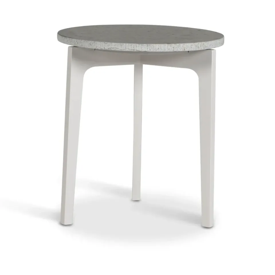 Mavis Side Tables*Höllviken side table, limestone, light gray lacquer Grey