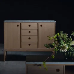 Mavis Dressers & Sideboards*Höllviken sideboard, oak white pigmented Beige