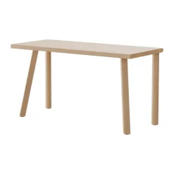 Massproductions Desks*Homework desk 140x60 cm, Beech Beige
