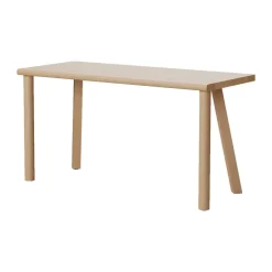 Massproductions Desks*Homework desk 140x60 cm, Beech Beige