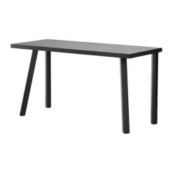 Massproductions Desks*Homework desk 140x60 cm, stained ash Black