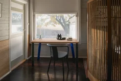 Massproductions Desks*Homework desk 140x60 cm, stained ash Black