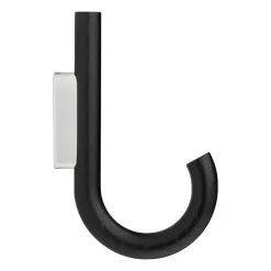 Gejst Clothes Hooks & Hangers*Hook hook 19 cm, stained oak-chrome Black