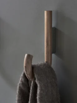 Gejst Clothes Hooks & Hangers*Hook hook 19 cm, Walnut-black Brown