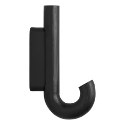 Gejst Clothes Hooks & Hangers*Hook hook mini 13.3 cm, oak- Black