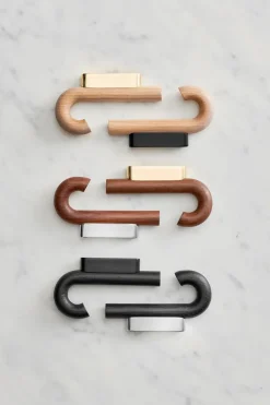 Gejst Clothes Hooks & Hangers*Hook hook mini 13.3 cm, oak- Black