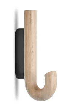 Gejst Clothes Hooks & Hangers*Hook hook mini 13.3 cm, Oak-black BrownBlack