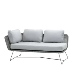 Cane-line Garden Sofas & Garden Benches|Outdoor Lounge Furniture*Horizon modular sofa, Natté light , right Grey
