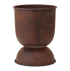 Ferm Living Garden Details & Accessories*Hourglass flower pot extra small Ø21 cm, Rust Brown