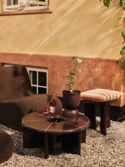 Ferm Living Garden Details & Accessories*Hourglass flower pot extra small Ø21 cm, Rust Brown