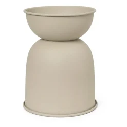 Ferm Living Garden Details & Accessories*Hourglass flower pot extra small Ø21 cm, Cashmere Beige