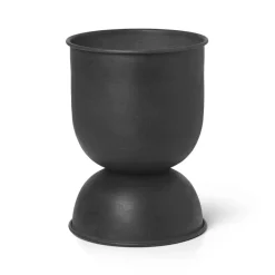 Ferm Living Garden Details & Accessories*Hourglass flower pot extra small Ø21 cm, -dark grey Black
