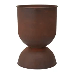 Ferm Living Garden Details & Accessories*Hourglass flower pot medium Ø40 cm, Rust Brown