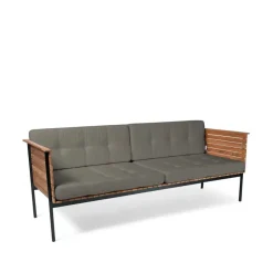 Skargaarden Garden Sofas & Garden Benches|Outdoor Lounge Furniture*Häringe sofa, Sunbrella Natté Nature -teak-black Grey