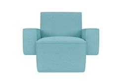 Hem Armchairs & Footstools|Chairs*Hunk lounge chair with arm rest, Icicle Blue