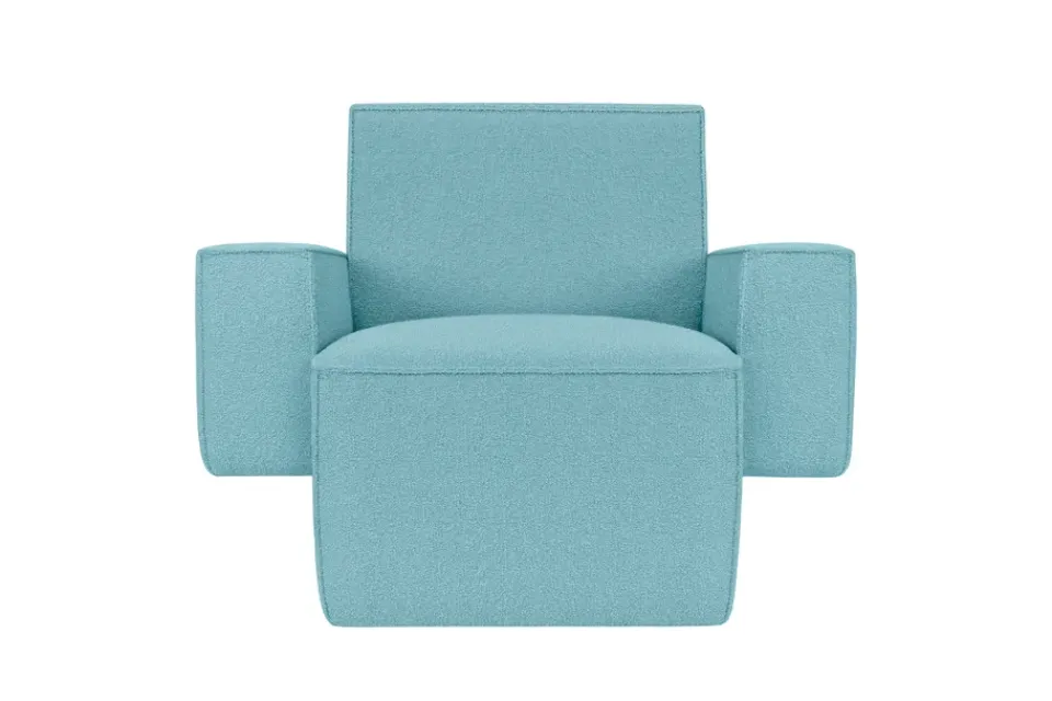 Hem Armchairs & Footstools|Chairs*Hunk lounge chair with arm rest, Icicle Blue