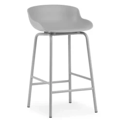 Normann Copenhagen Bar Stools*Hyg barstool metal legs 65 cm, Grey
