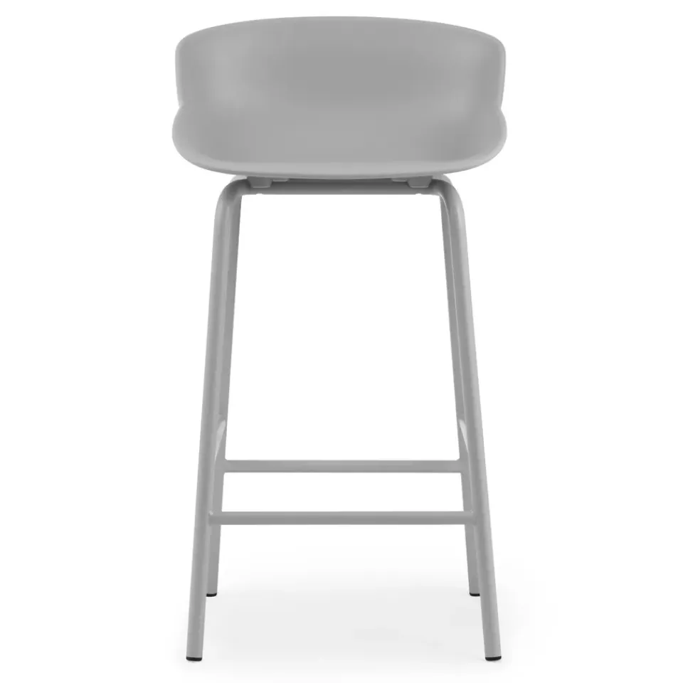 Normann Copenhagen Bar Stools*Hyg barstool metal legs 65 cm, Grey