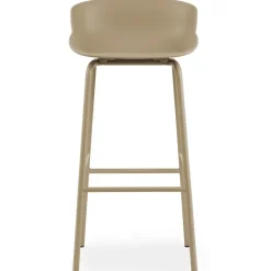 Normann Copenhagen Bar Stools*Hyg barstool metal legs 75 cm, Sand Beige