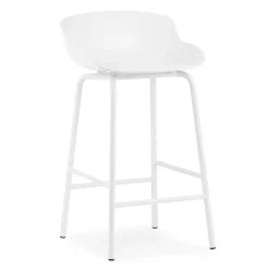 Normann Copenhagen Bar Stools*Hyg barstool metal legs 65 cm, White