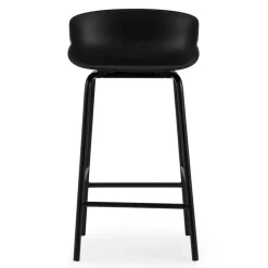 Normann Copenhagen Bar Stools*Hyg barstool metal legs 65 cm, Black