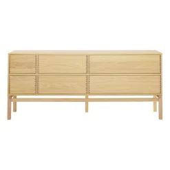 1898 Dressers & Sideboards*Hylte side table 6 drawers 172x73 cm, Oak Beige