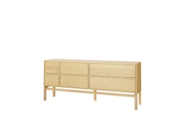 1898 Dressers & Sideboards*Hylte side table 6 drawers 172x73 cm, Oak Beige