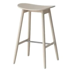 Massproductions Bar Stools*Icha barstool 65 cm, -oiled oak White