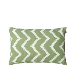 Chhatwal & Jonsson Garden Details & Accessories*Ikat Sema cushion, Sage/off white, 40 cm Green