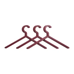 Woud Clothes Racks, Coat Stands & Hangers|Clothes Hooks & Hangers*Illusion hanger, 3-pack, Deep Red