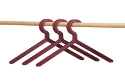 Woud Clothes Racks, Coat Stands & Hangers|Clothes Hooks & Hangers*Illusion hanger, 3-pack, Deep Red