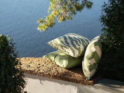 Chhatwal & Jonsson Garden Details & Accessories*Impal Outdoor cushion, Sage/off white. 50 cm Green