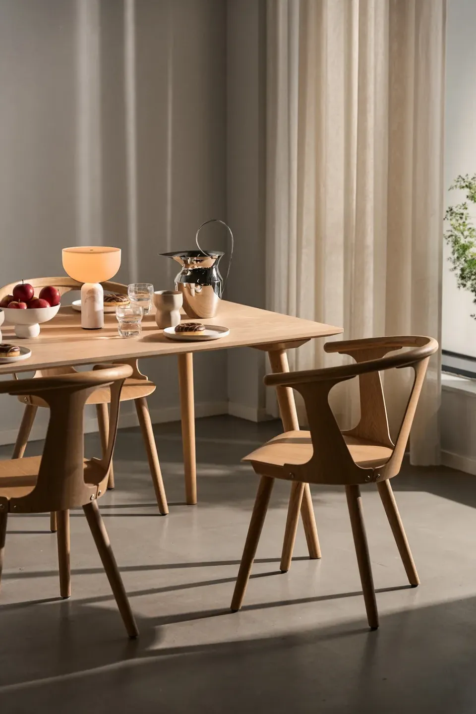 &Tradition Chairs*In Between chair Sk1, Oiled oak Beige