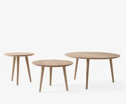 &Tradition Coffee Tables*In Between coffee table SK15 Ø90 cm, Oiled oak Beige