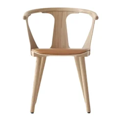&Tradition Chairs*In Between SK2 chair, Oiled oak-Noble cognac leather Brown
