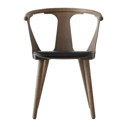 &Tradition Chairs*In Between SK2 chair, Smoked oiled oak-Noble leather Black