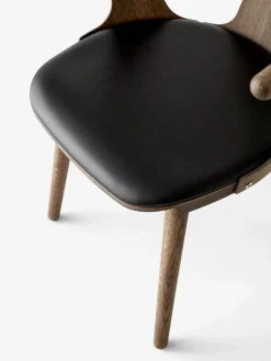 &Tradition Chairs*In Between SK2 chair, Smoked oiled oak-Noble leather Black