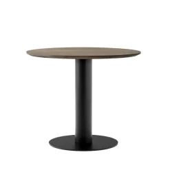 &Tradition Dining Tables*In Between SK11 dining table, Oak smoked oil matte black metal stand Beige
