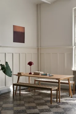 &Tradition Dining Tables*In Between table SK5, Clear lacquered oak Beige