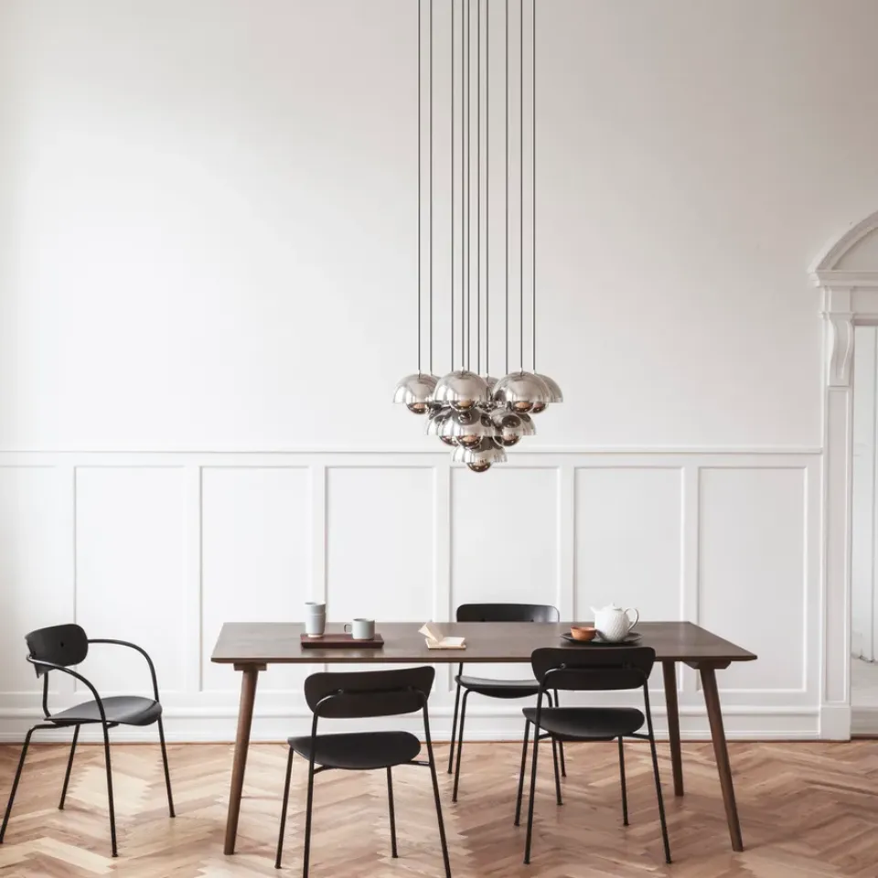&Tradition Dining Tables*In Between table SK5, Lacquered smoked oak Brown