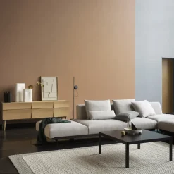 Muuto Sofas*In Situ corner sofa configuration 3, Clay 12-Configuration 3-Black Grey