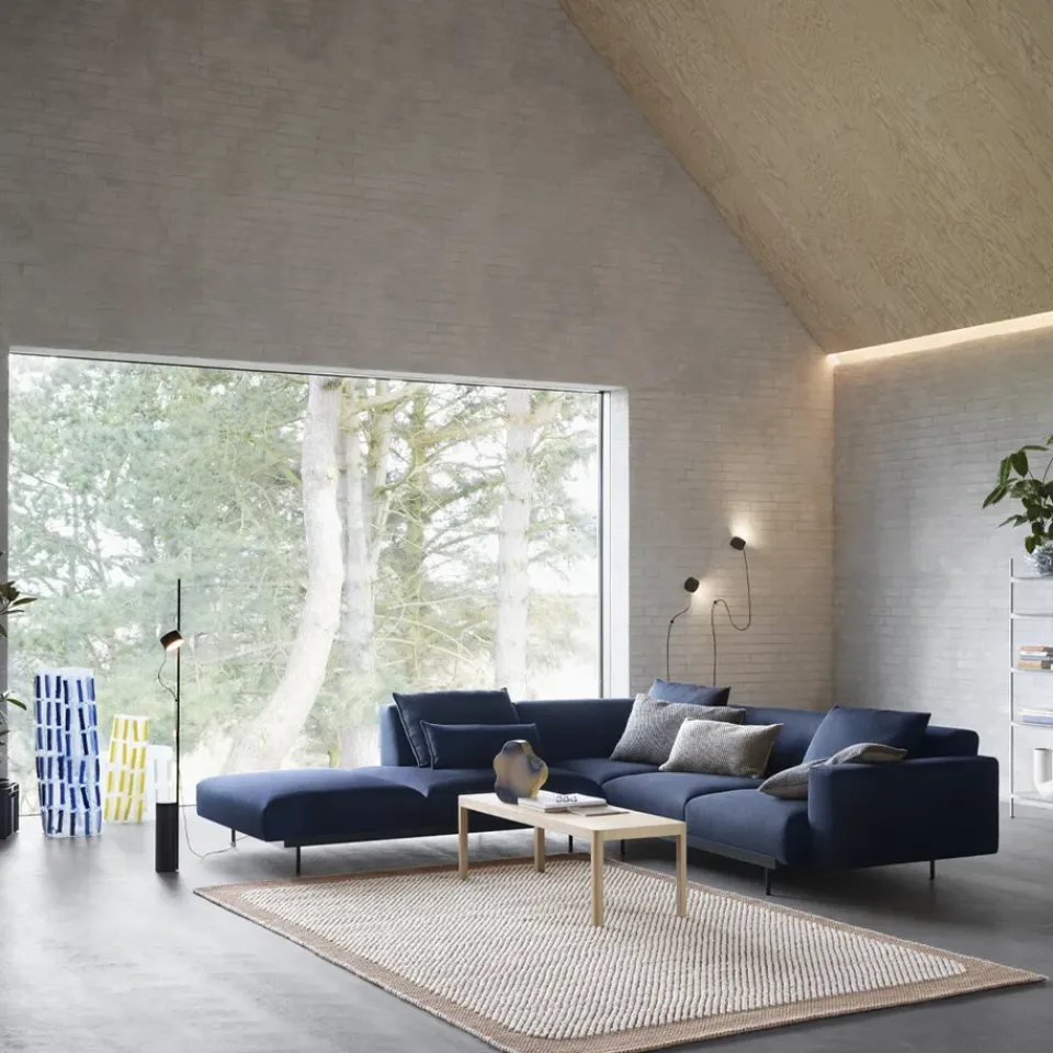 Muuto Sofas*In Situ corner sofa configuration 3, Clay 12-Configuration 3-Black Grey