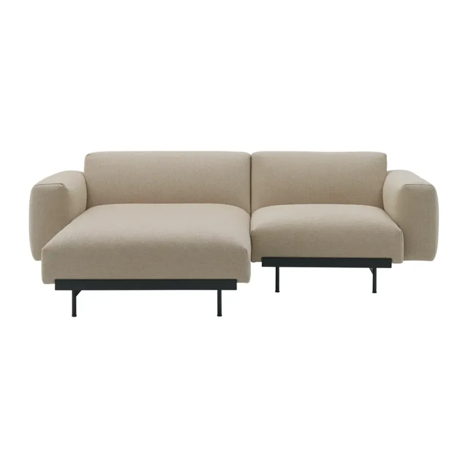 Muuto Sofas*In Situ modul sofa 2-seat configuration 5, Ecriture 240-Black Beige
