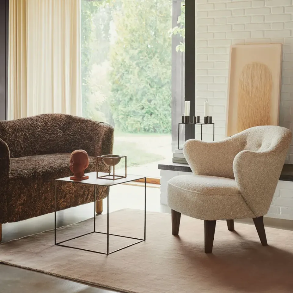 Audo Copenhagen Armchairs & Footstools*Ingeborg armchair, Sahcozero -legs smoked oak Beige