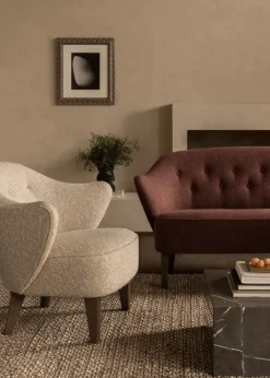 Audo Copenhagen Armchairs & Footstools*Ingeborg armchair, Sahcozero -legs smoked oak Beige