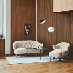 Audo Copenhagen Sofas*Ingeborg 2.5-seat sofa, Sahcozero -leg oak smoked Beige