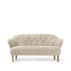 Audo Copenhagen Sofas*Ingeborg 2.5-seat sofa, Sheepskin moonlight. leg oak nature White