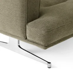 &Tradition Armchairs & Footstools*Inland AV21 armchair, Clay 0014-polished aluminium Green
