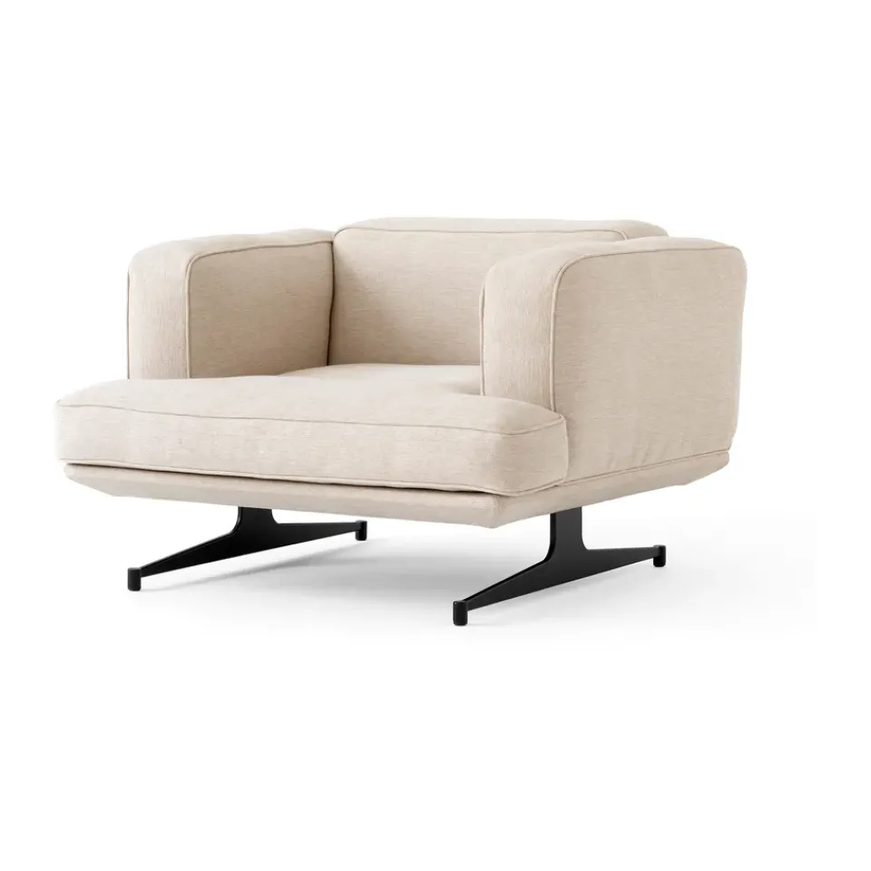 &Tradition Armchairs & Footstools*Inland AV21 armchair, Clay 0011-warm black Beige